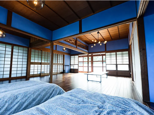 きれいな一棟貸しの宿がたくさんあります！写真は、ゲストハウス「箱家」