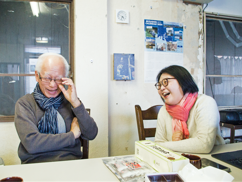 あなたをサポートするミズシマパークマネージメントラボの古川代表（左）と林氏（右）