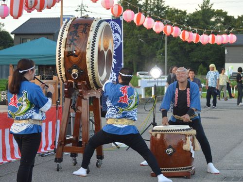 柳田地区の納涼祭の様子