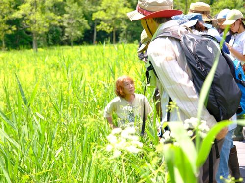 講師の坂田昌子さんからの説明を受ける参加者の方々