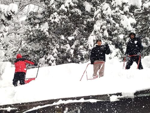 はじめての雪下ろし