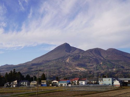 磐梯山。