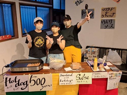 休日は町のゲストハウスでイベント開催も♪
