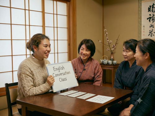 笑顔でつながる。地域の皆さんと世界基準のおもてなしをつくる英会話教室。