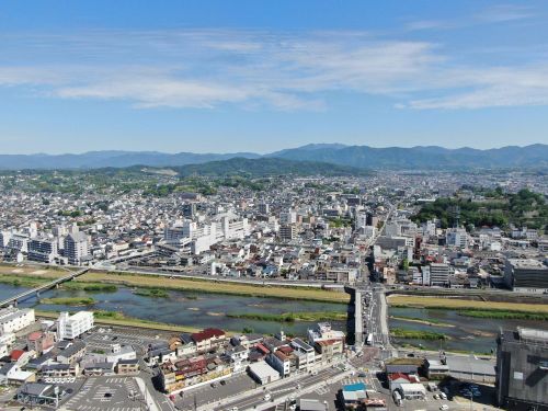 津山の街並み