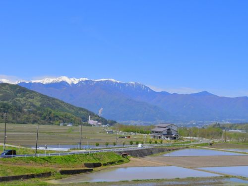 2つのアルプスからの豊かな水が大地を育みます