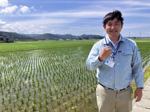 活動をサポートしてくれる農林課 柴田さん