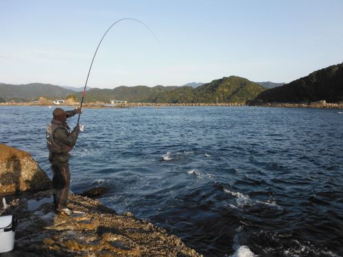 釣り場はすぐそこ