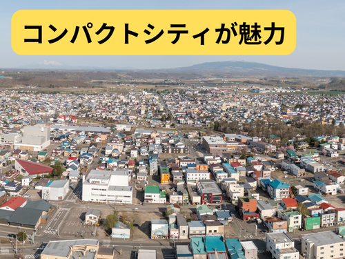 生活インフラがまとまったコンパクトシティです