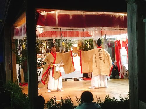 諸塚村を含む宮崎県北では「夜神楽」が盛ん