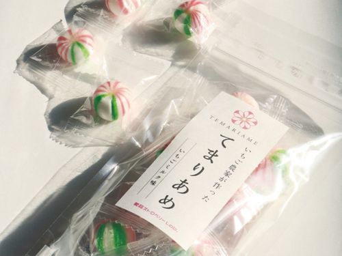 愛荘町いちご農家「愛荘ストロベリーLab.」さんのてまりあめのパッケージデザイン