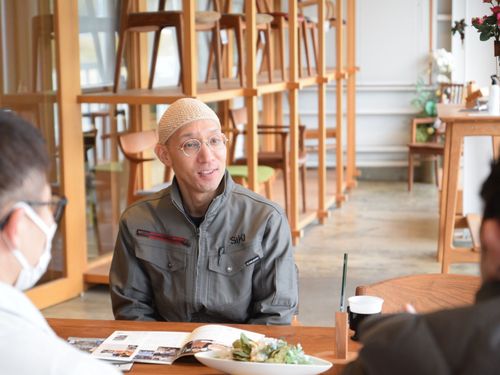 名古屋からモノづくりの世界に飛び込んだ「シキファニチア」福田さんの取材風景