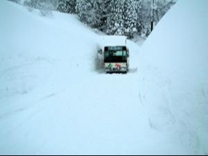 冬にはこんなに雪が積もる地域も