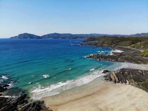 コバルトブルーの海