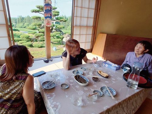 町の人とゆっくりお話しする時間もオススメです