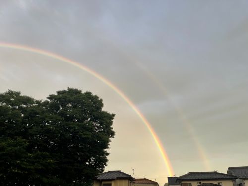 田舎暮らしでは、空を見上げる機会が増えます。美しい景色に出会えますよ。