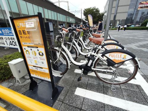 ぷらっと自転車で回れます