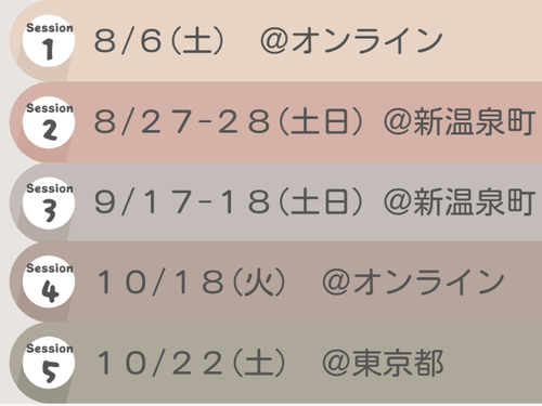 プログラム日程