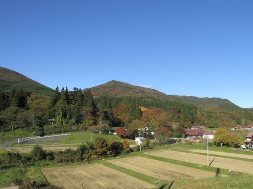 美しい山々の風景が広がる一関市