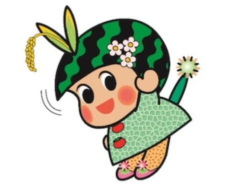 8つの農産物がぎゅっと詰まった「つがーるちゃん」。みんな、つがる市で待ってるよ♡