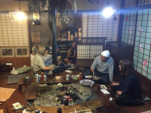 農家民宿での交流(農家民宿「善」)