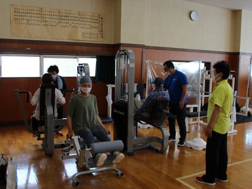 外国人の方にも運動器具を活用してほしいです。