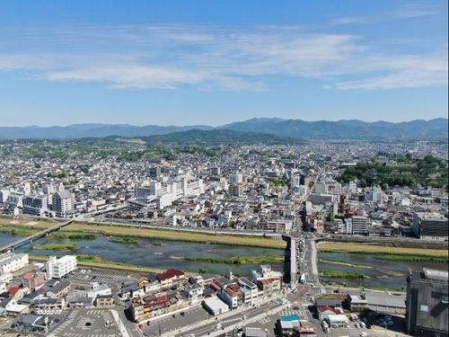 津山の街並み