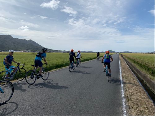 有数の穀倉地帯、名田島の田園をサイクリング！