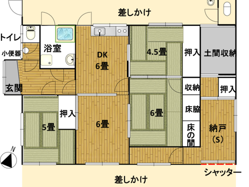 Before間取り【4DK＋S】