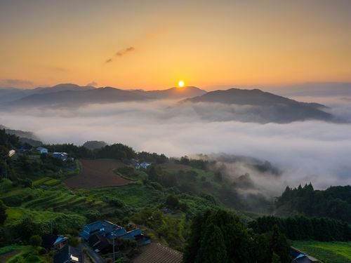 内子町の雲海