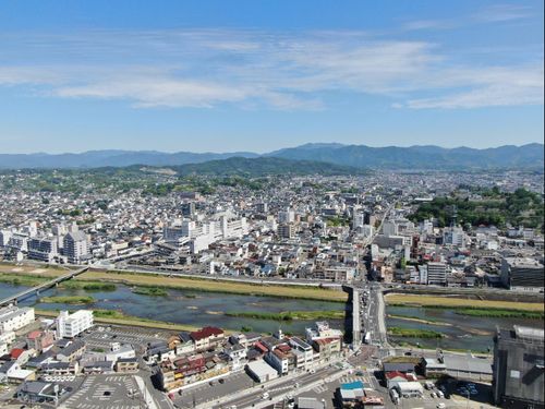 津山の街並み