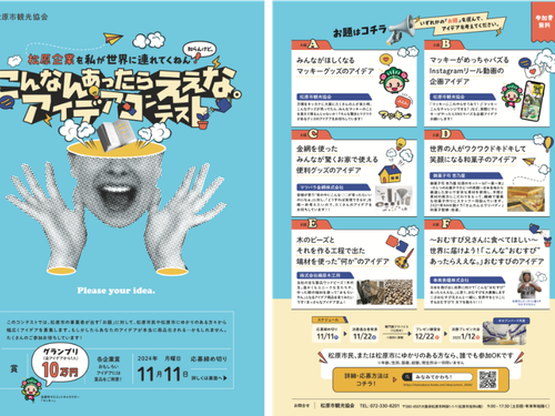 市内各所に置いたチラシ記事