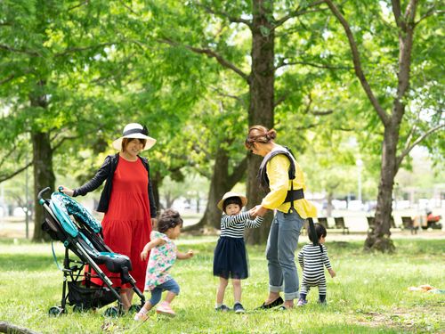 子育てに最適な広々とした公園も溢れています♫