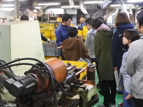 事業所見学の様子