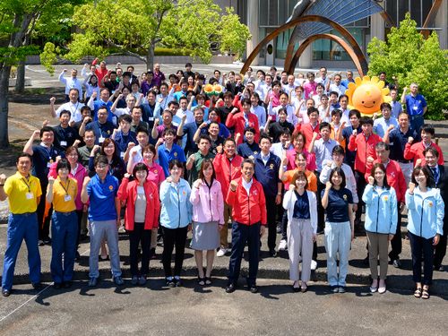那珂市長と那珂市役所のみなさま。サポート体制はどの自治体にも負けません！