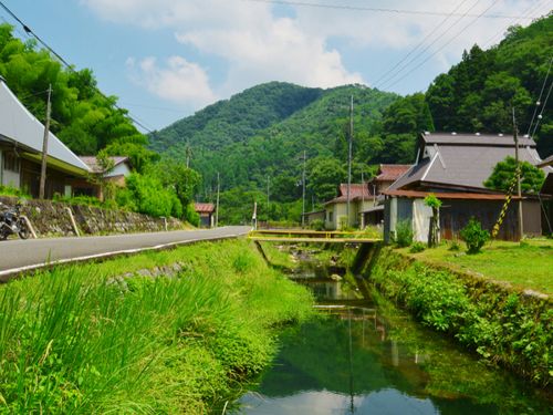 農村地区の風景。移住者の人気も高いです。