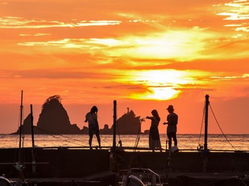 夕日の美しさは日本有数！