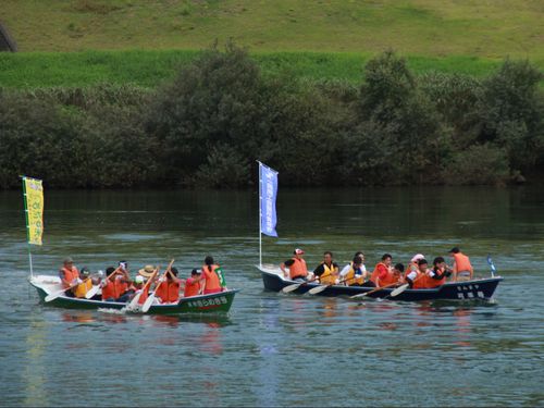 東北一の河川・北上川を活かした「Eボート大会」