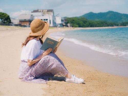 徒歩30秒の海