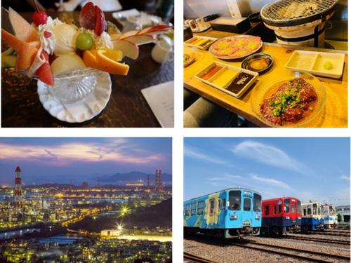 喫茶店、焼肉店、夜景、鉄道・・・魅力がいっぱい！