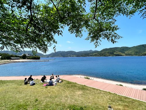 夏の海士町の様子