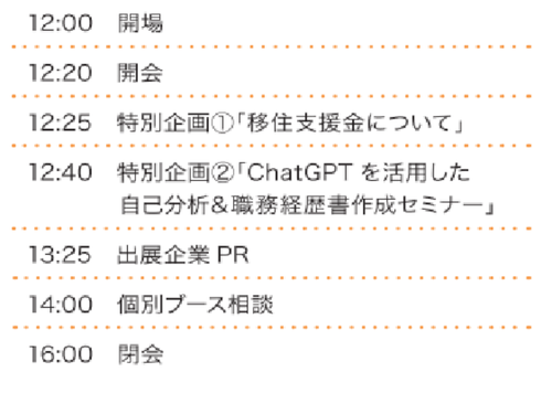 タイムスケジュール