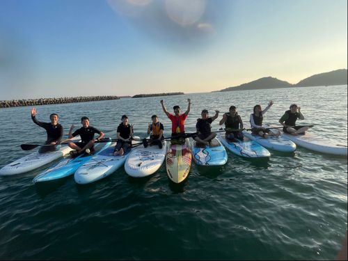 美濃が浜でSUP！運が良いとスナメリに会えるかも！？