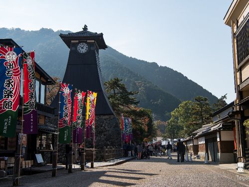 城下町の町並みが残る出石エリア
