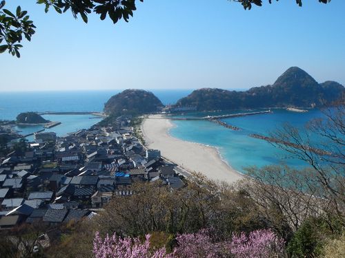 山陰海岸ジオパーク ジオサイトの竹野海岸
