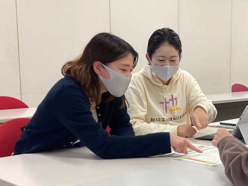 協力隊のお2人！お互いのイベントを助け合いながら活動しています！